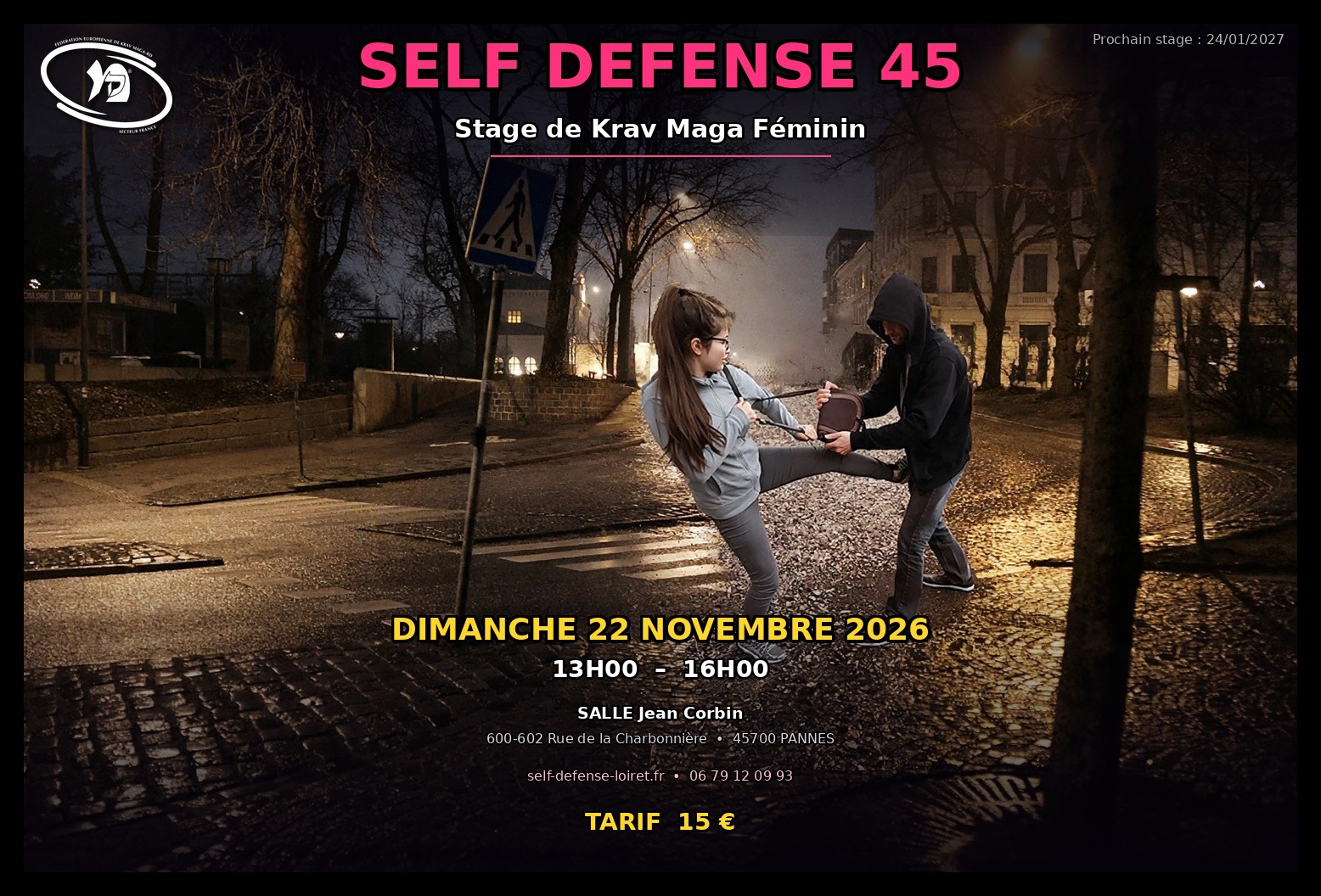 Stage de découverte du Krav Maga Féminin